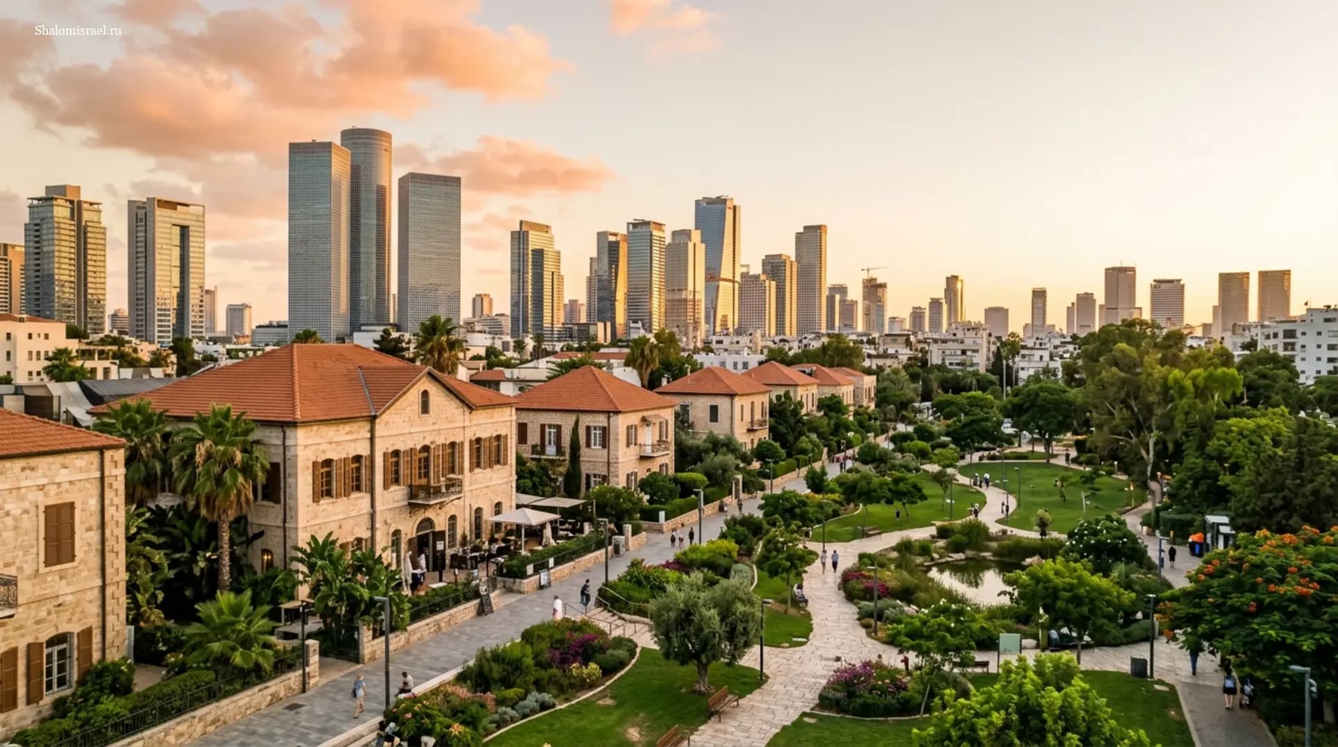 Сарона в Тель-Авиве: история темплиеров и современный облик