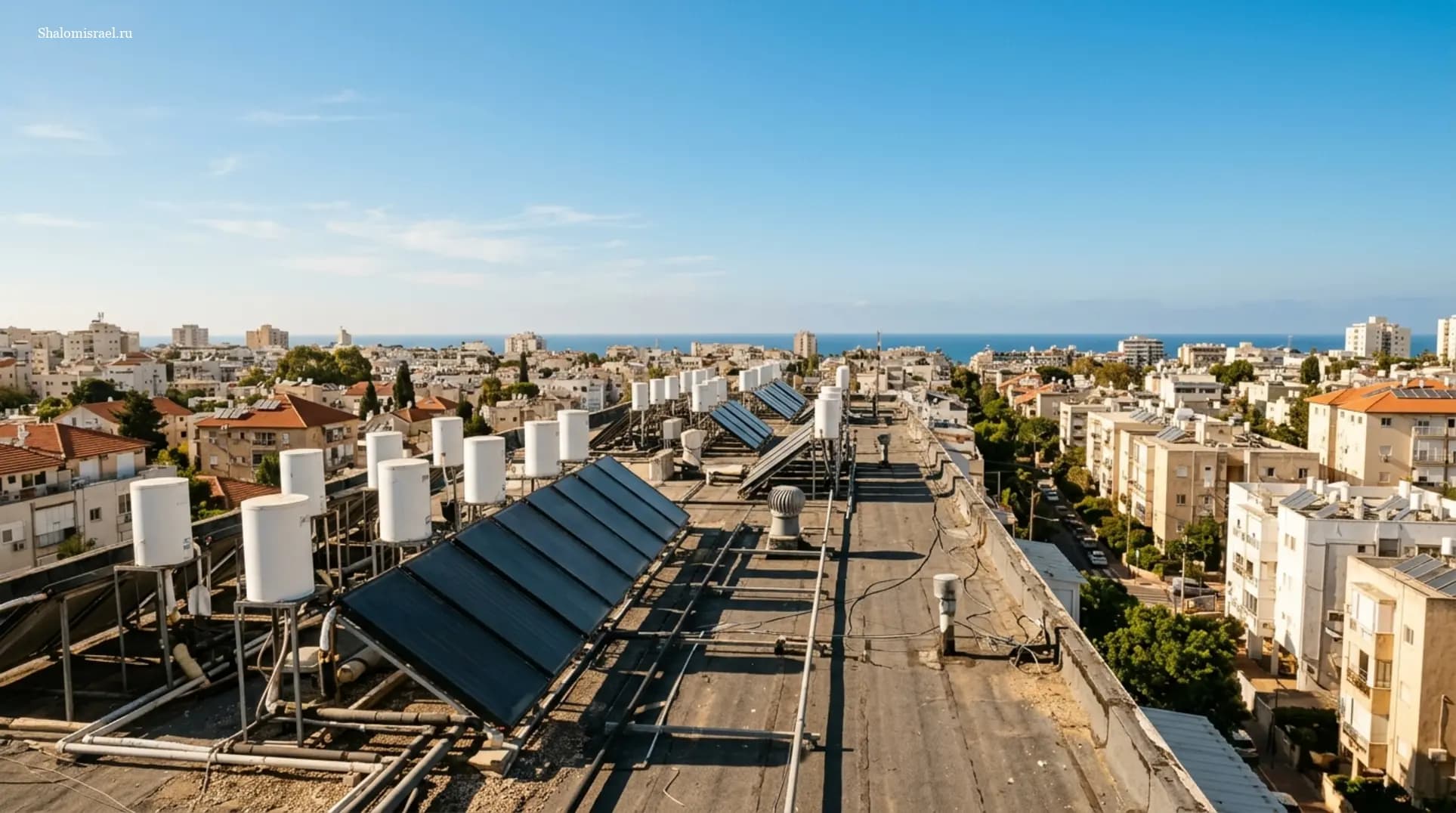 Солнечный бойлер в Израиле: как экономить на горячей воде